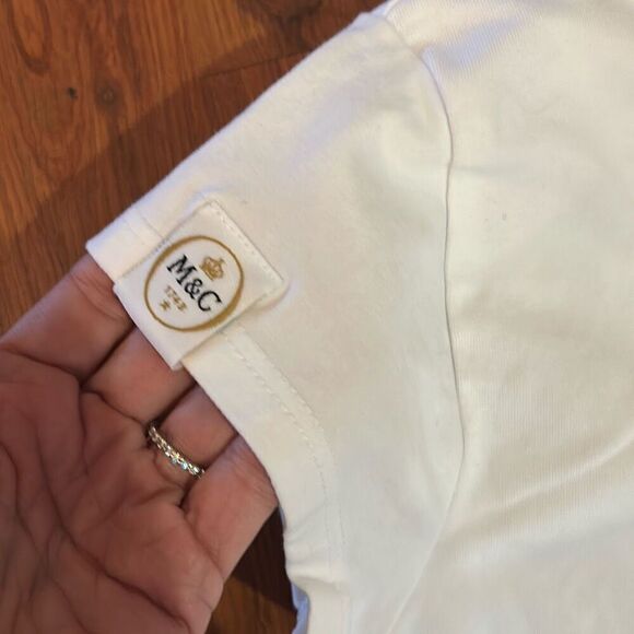 Moet & Chandon women's Lyra short sleeve T-shirt size S with champagne holder ba - Picture 3 of 6